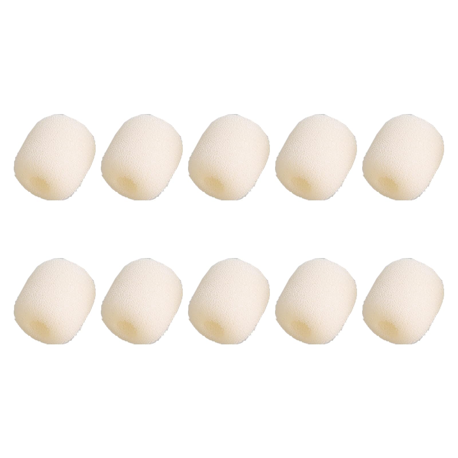 MINGLEA 10Pcs Lapel Microphone Windscreen Headsets Windscreen Mic Foam Cover Lavalier Microphone Windscreen for Microphone