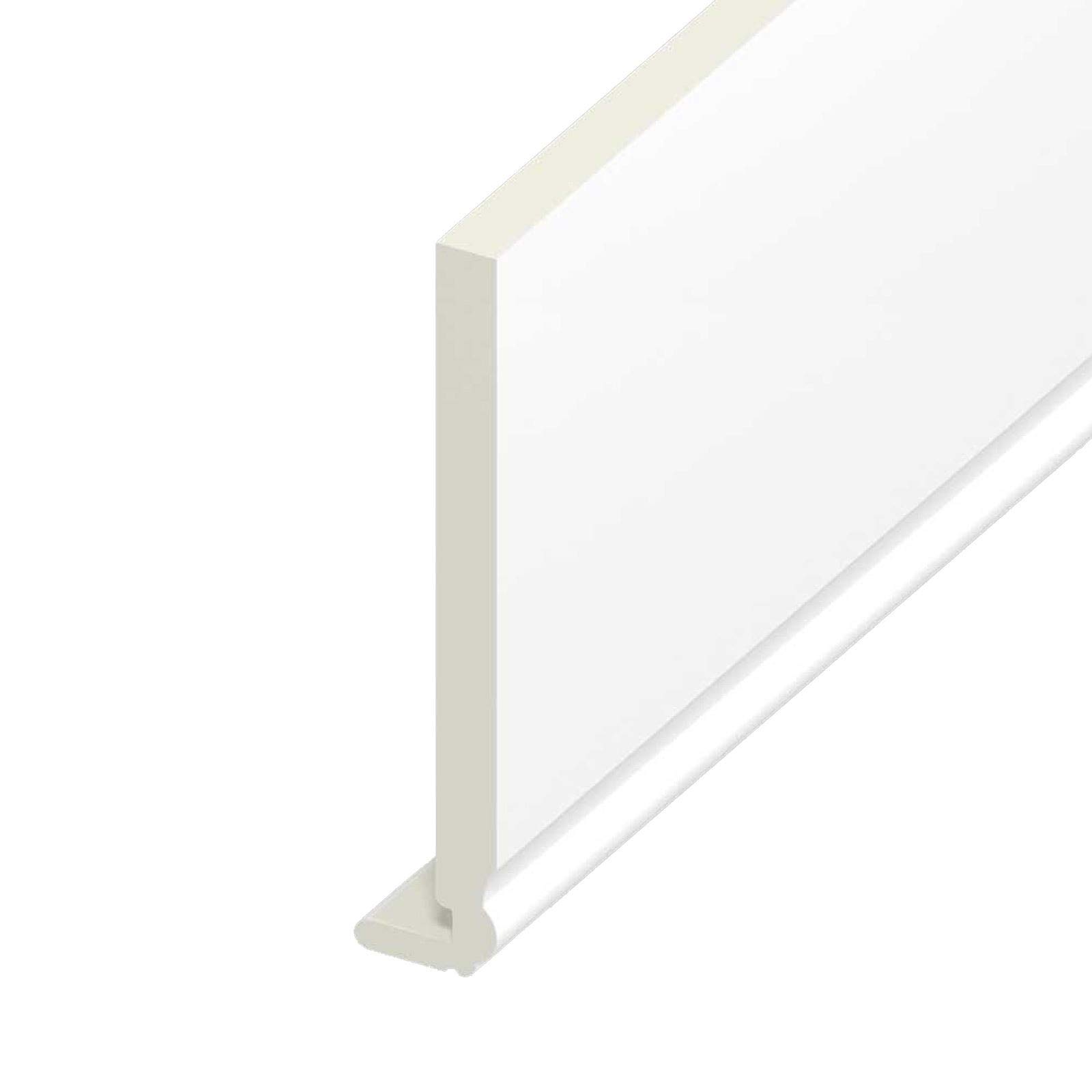 Eurocell White 175Mm Upvc Ogee Fascia 18Mm Thick X 5M Length Bargeboard Board Plastic Window Cill