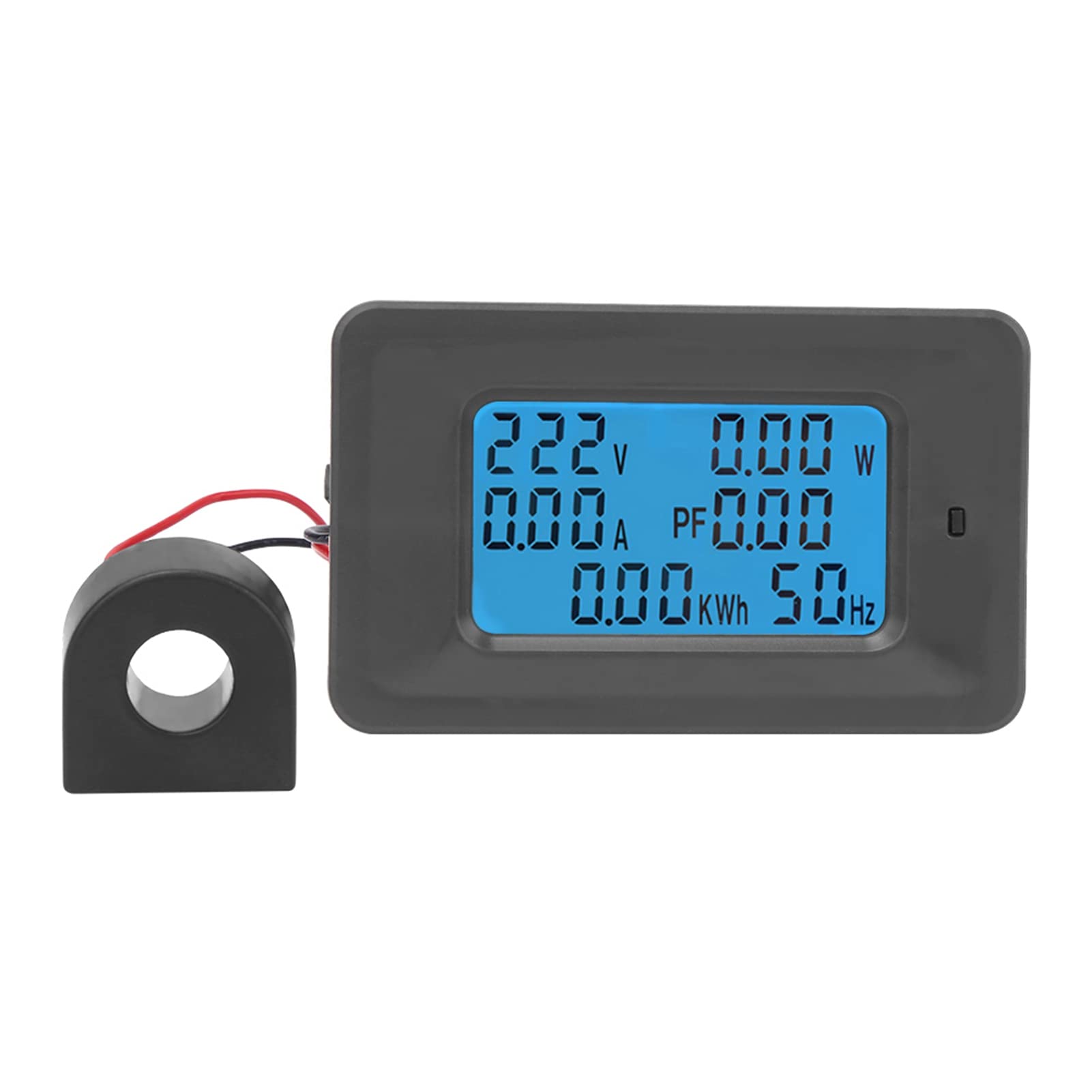Nutriess Digital Voltage Current Meter 6 in 1 LCD Display 100A Power Monitor Panel Mutual Inductor Accurate Measurement Versatile Use