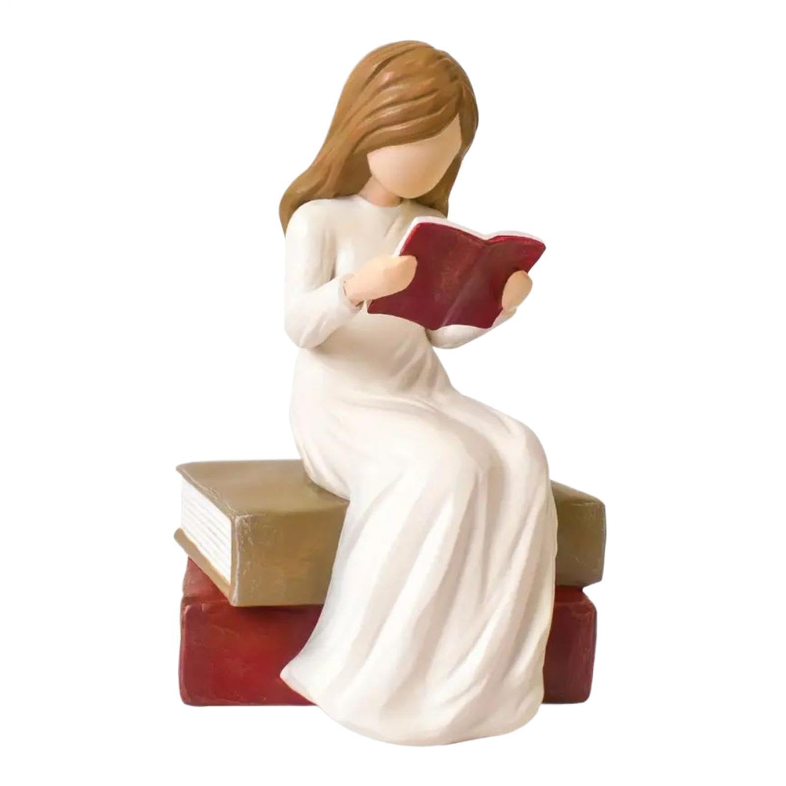Statue d'ange pour table de chevet : créez un coin de lecture zen et propice à l'étude