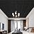 STICKGOO Drop Ceiling Tiles 24x24 PVC Glue Up Ceiling Panel to Prevent Breakage Pack of 12 Tiles Cover 48 Sq. Ft, Textured Popcorn Black