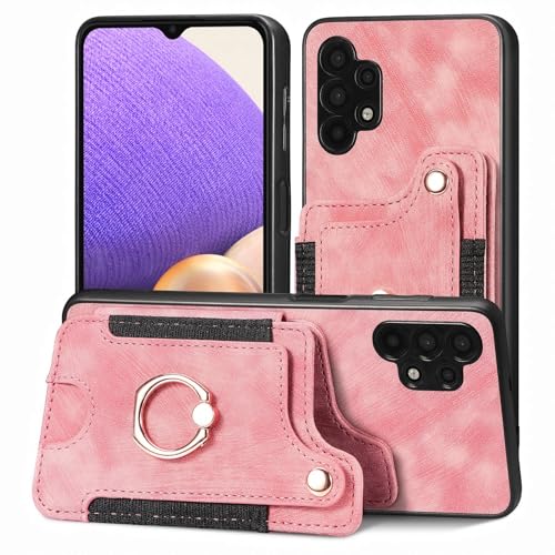 Étui portefeuille Galaxy A32 5G rouge pour sécuriser vos essentiels