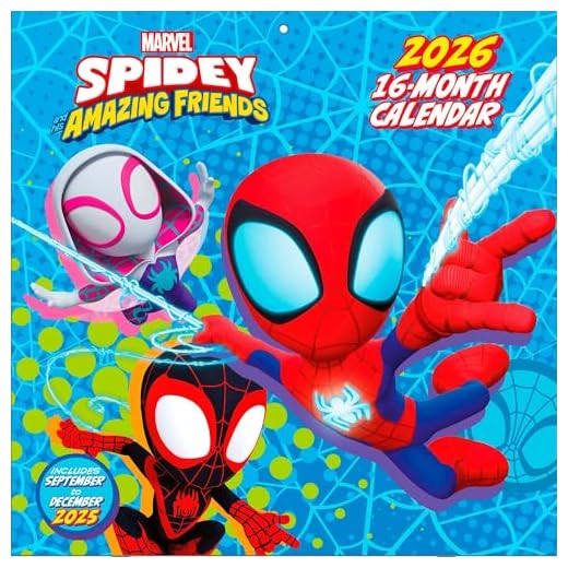 SPIDEY AMAZING FRIENDS - Broschürenkalender 30 x 30