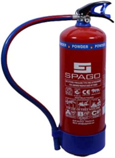SENSE SAFETY Spago Fire Extinguisher ABC Powder Type Dry Chemical for Hospital and Home with Wall Hanging Clip | Home | Of...