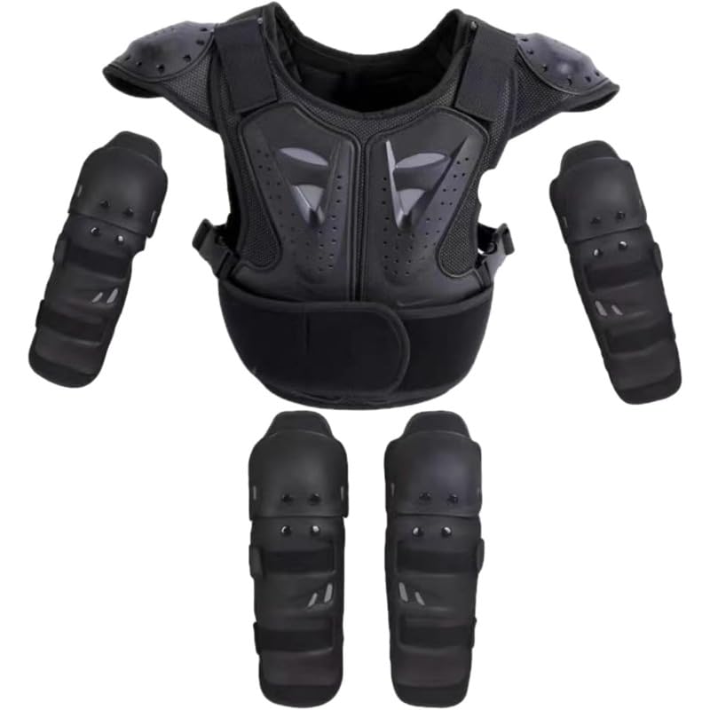 Per moto, ragazzi e ragazze, skateboard, petto, colonna vertebrale, protezione per la schiena, dirt bike, Gear per bambini, armatura e ginocchio