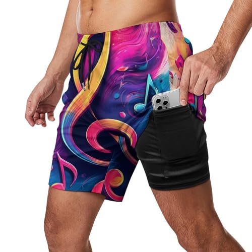 Classic Fit Swim Trunks Big & Tall Half Pants for Boys Mens, Fast Dry Beachwear