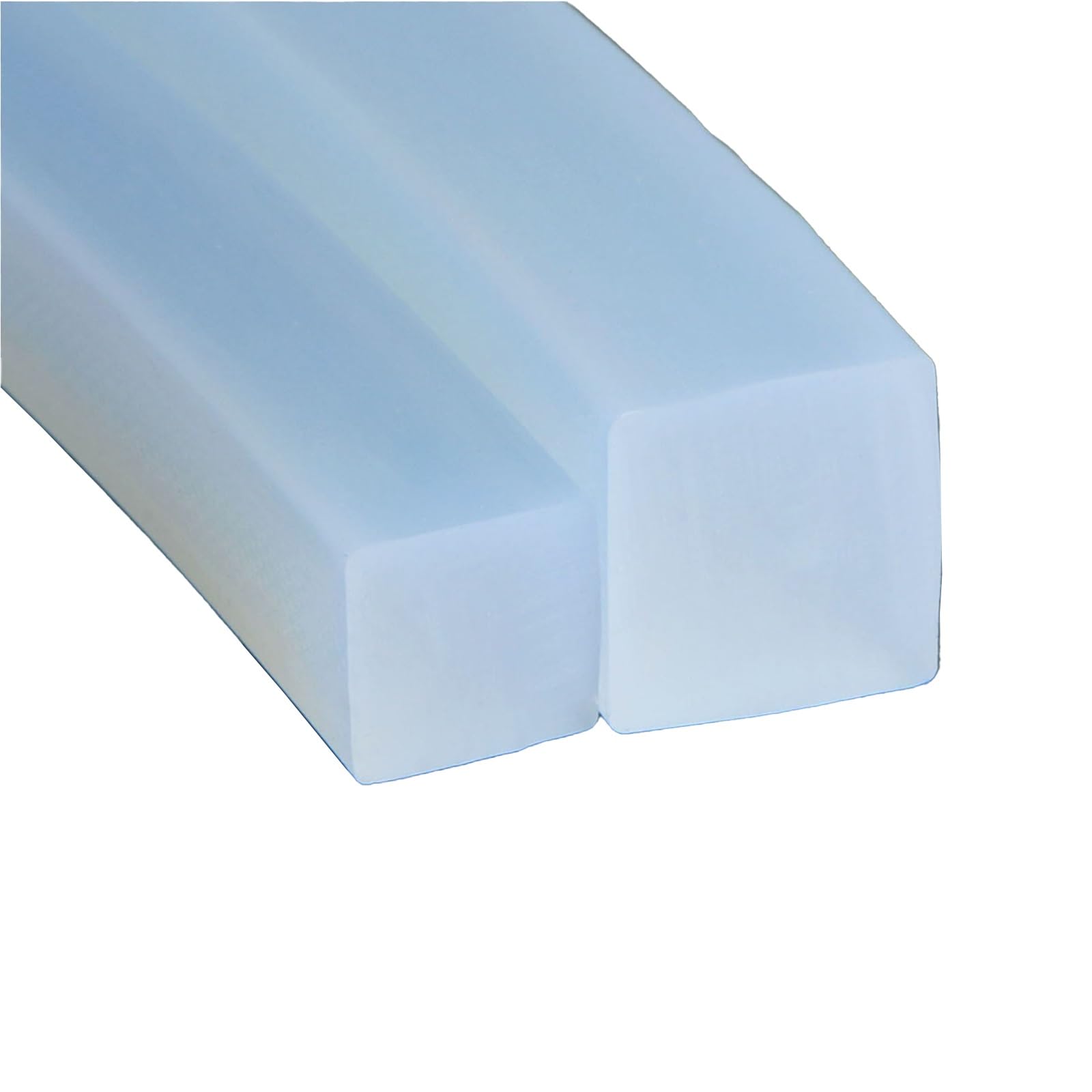 Wysoka temperatura silikonowa solidna gumowa uszczelka (40 mm x 40 mm 1 m)