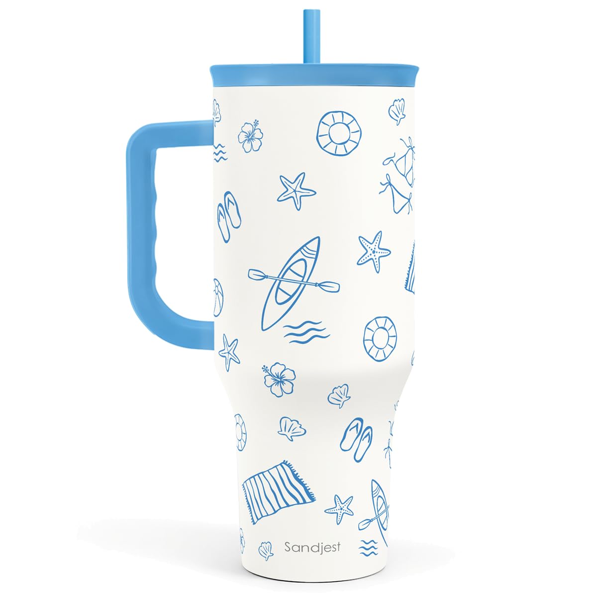 SANDJEST Beach 40oz Tumbler