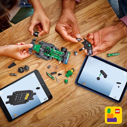 Image of LEGO Speed Champions Aston Martin Aramco F1 AMR24 Race Car Vehicle Set 77245 Building Blocks Toys for 10+ Gift for Boys and Girls