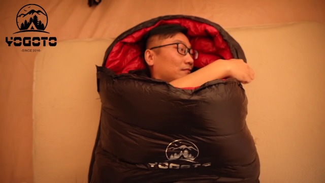 Amazon.co.jp: 【YOGOTO】 ダウン シュラフ 冬用 寝袋 650FP 高級