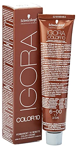 Schwarzkopf Professional Igora Color10 6-00 60ml Brown Permanent Hair Color Cream