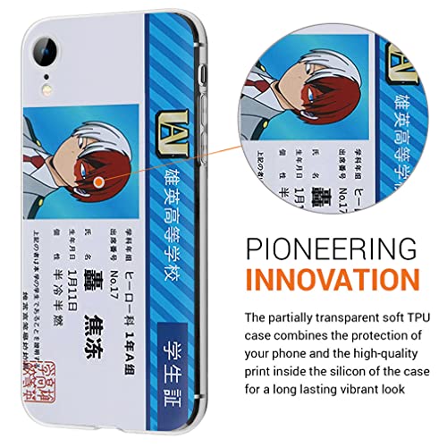 Omyzo [2 pezzi] Cover per iPhone XR 6.1,My Hero