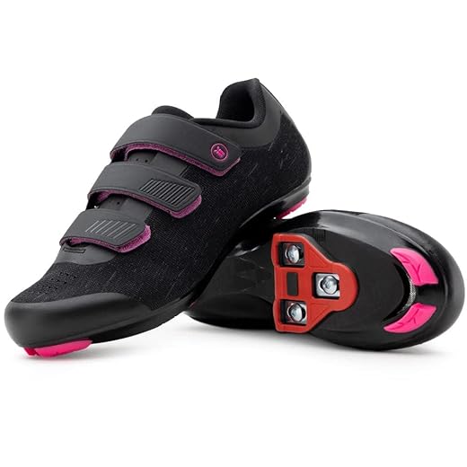 Tommaso Pista Womens Peloton Cycling Shoes Delta Clip & SPD Cycling Shoes— Delta Cleat Cycling Shoes & Indoor Cycling Shoes for Women— Spin Shoes Women Indoor Cycling with SPD Cleats & Peloton Shoes