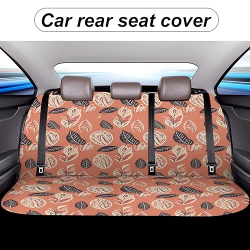 Fundas de asiento de coche universales y lavables con diseño de hojas simples 5