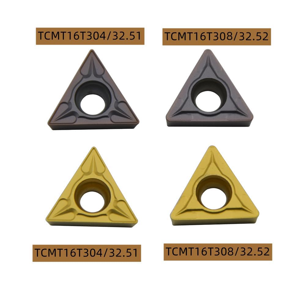 20pcs TCMT32.51 TCMT32.52 TCMT16T304 TCMT16T308 Carbide Inserts Turning Inserts for Metal Cutting Cutter bar
