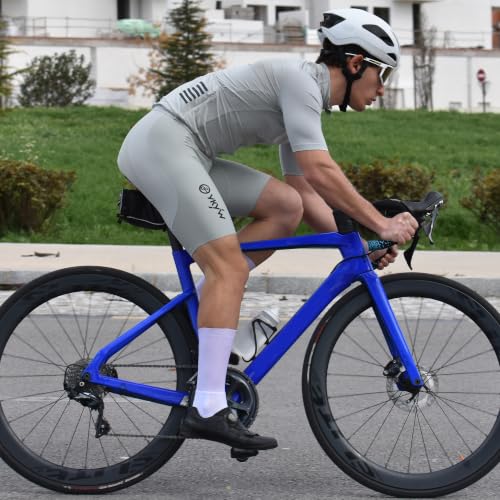 Image of YKYWBIKE Cycling Bibs Men,Elastic Interface Padded Cycling Bib Shorts,Breathable Biking Bib Short Men