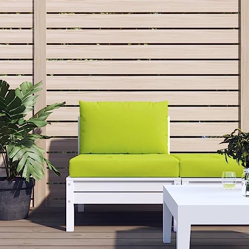 Cojines para palets de tela Oxford verde claro | Pack de 2 para sofás de palé exterior 2