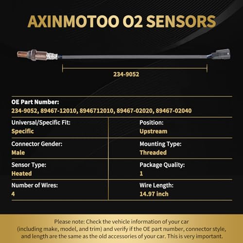 Sensor de oxígeno para Toyota y Lexus modelo 234-9052 miniatura 3