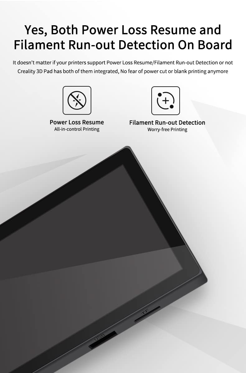 review Creality 3D Pad with 5” HD LCD Touch Screen with Filament Runout Sensor, Power Loss Resume Print, Animal Texture and 11+ Languages for Ender 3/3 / V2 / Pro / 5 / Pro/CR-10 + All FDM 3D Printers