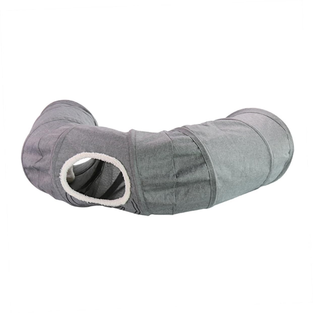 Tunnel per Gatti Pieghevole con Carta Sonora, Gioco Interattivo | Tessuto, per Gattino, Tubo da Gioco Creativo, Stile Divertente, Accessorio per Animali