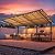 AECOJOY 20' x 10' Outdoor Gazebo for Patio, 10x20 Carport, Freestanding Lean to Hardtop Gazebo Shelter Pergolas and Gazebos Clearance with Roof, Wall-Mounted Heavy Duty Awnings for Patio