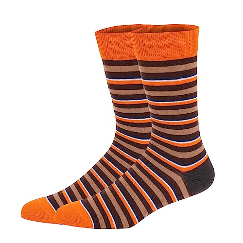 Image of HHX YONLEE Dress Socks 5 /6 /10 Pairs Crew Argyle Colorful Cotton Novelty Casual Happy Fun