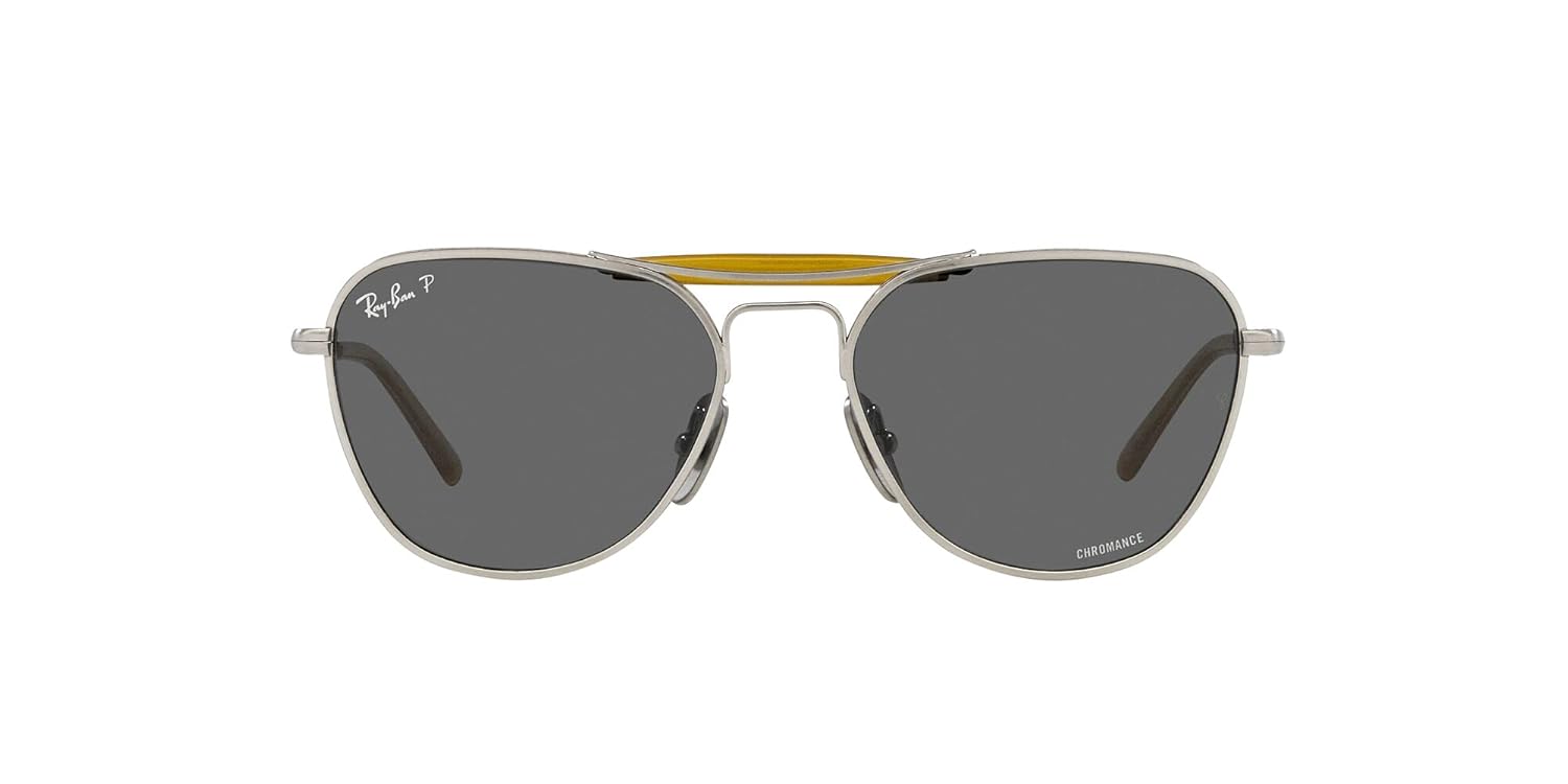 Ray-Ban Unisex Rb8064 Titanium Aviator Sunglasses