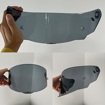 Viseira Capacete Helmet Visor Shield KYT Course Helmet Accessories Face Shield Windshield Light Black