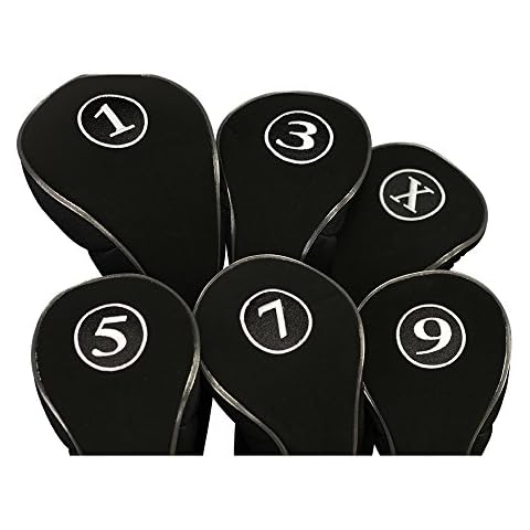 Majek Neoprene Zipper Golf Head Covers Cover