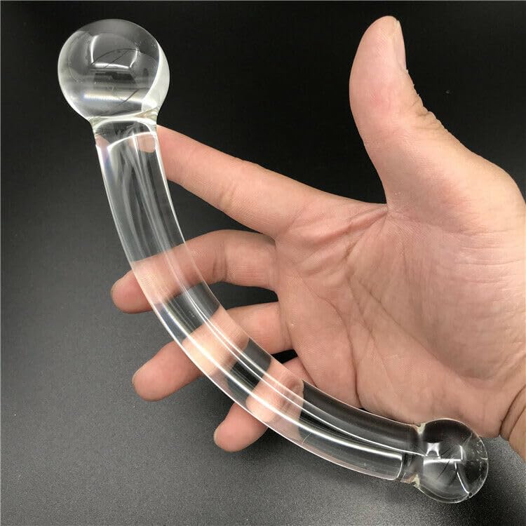 Vielretude Glas Anal Dildo Butt Plug G-Spot Massagegerät Wand Vagina Sexspielzeug