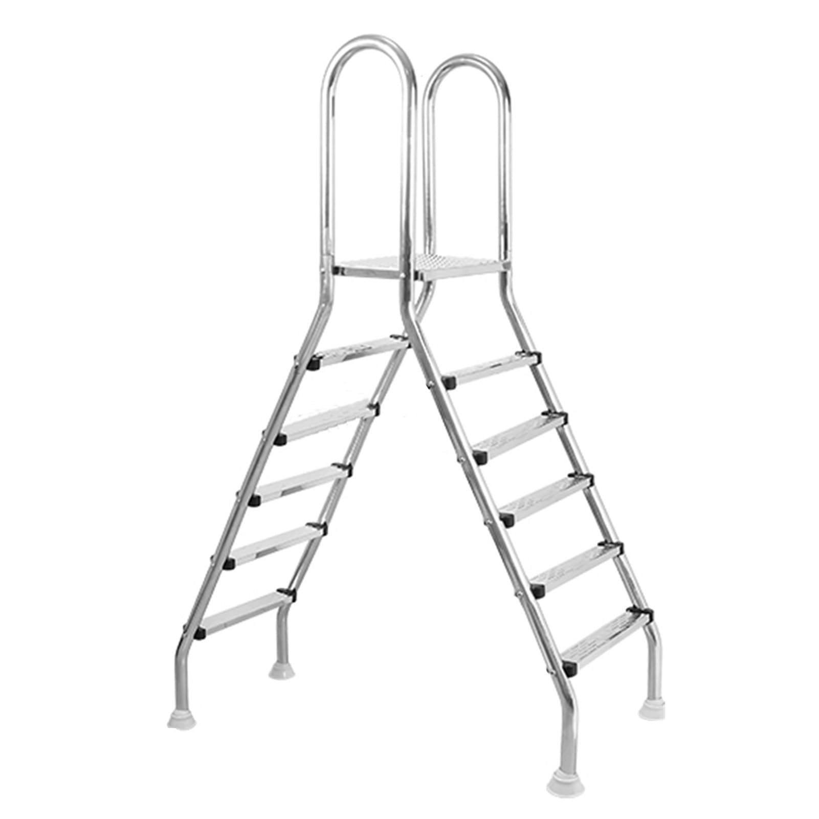 WTLONBF Above Ground Pool Ladder Swimming Handrail,Mobile Load Up to 250kg,Entrance and Exit Suitable for Indoor Outdoor Water Park