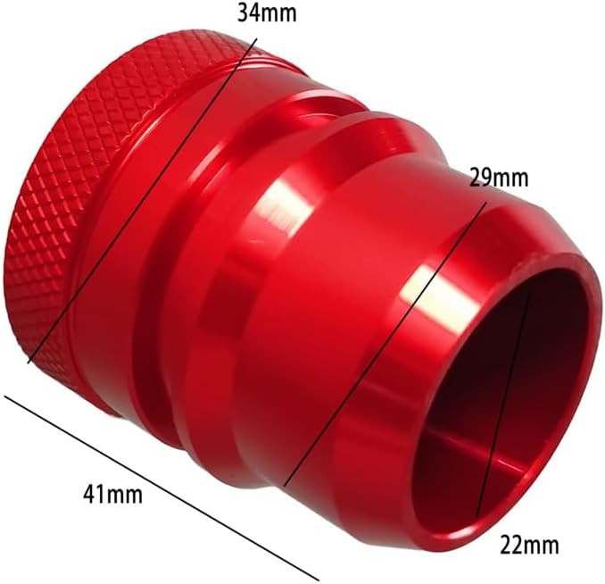 Billet Blow Off Valve Mod,Vent to Atmosphere (VTA) Mod Plug Fuel System Parts for F150 Ecoboost/Raptor Expedition Engines 2.7 3.5L 2013-2023,Quick Conversion Replacement (Red)