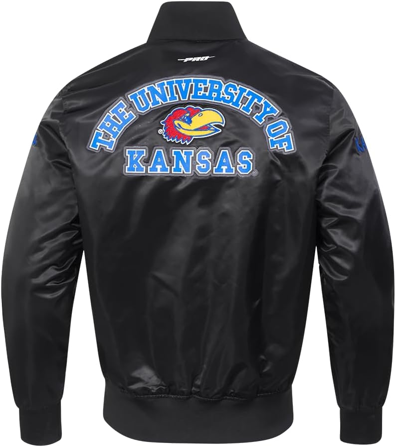 Pro Standard NCAA mens Mens College Classic Chenille Satin Jacket - Image 2