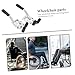 COOLHIYA Robust Metal Wheelchair Brake Lock with Anti-rollback and Anti-Slip Safety Features Intuitive Hand Brake Mechanism for Power Wheelchair Repair Replacement Parts for Secure Wheel