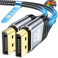ZEENVIC Cable DisplayPort 2m 2.1, 16K Cable DP 16K@60Hz,