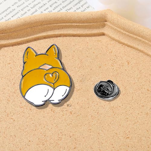 Image of Cute Enamel Pins Cartoon Lapel Pin Brooch Badge for Backpack Jackets Funny Tiger Pins for Gift Anime Enamel Pin for Clothing Hat Decoration
