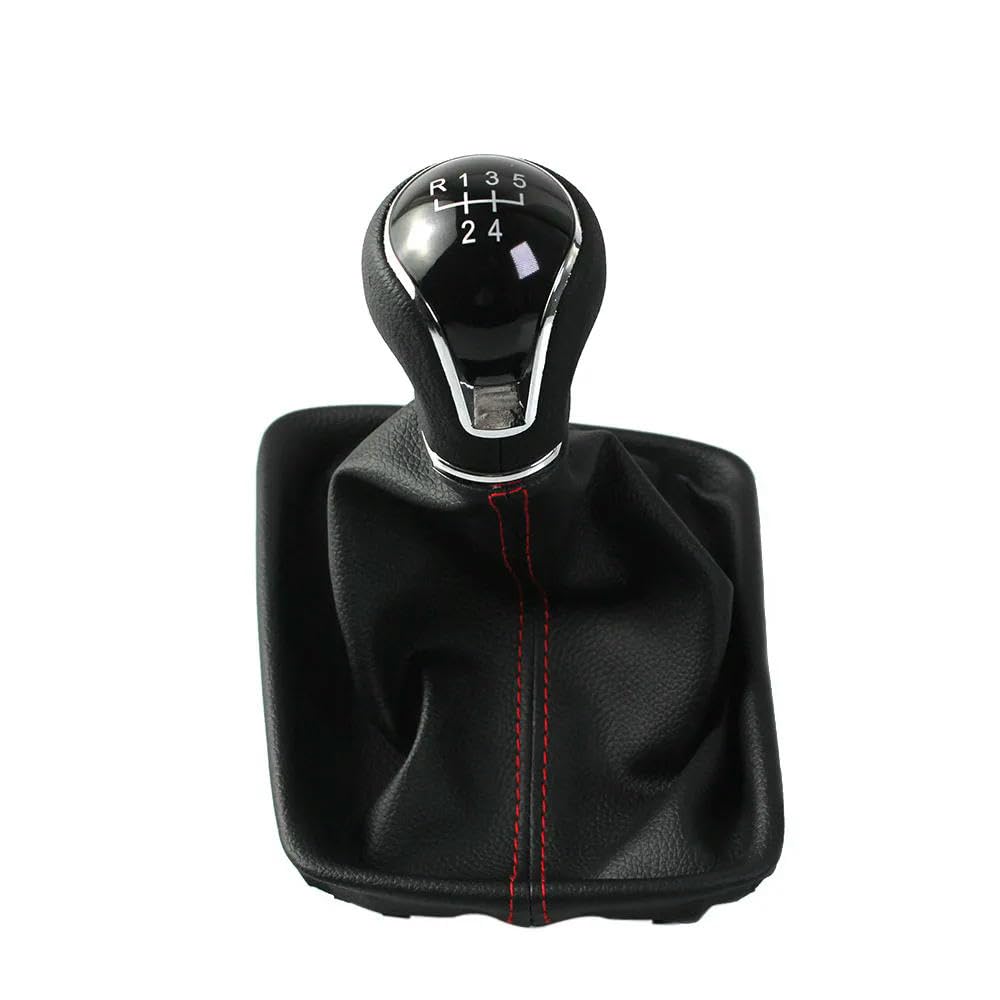 KYUBNUI LHD with Shifter Level Stick Gaiter Boot Dust Cover 5/6 Speed Gear Shift Knob for Seat Leon III MK3 2012-2020