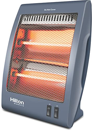 price history - Hilton Quartz Heater 400/800-Watt ISI 2 Rods Multi Mode Heater Long Lasting Quick Heating Extremely Warm (Grey)