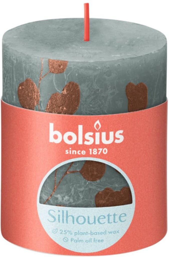 BOLSIUS Green Eucalyptus Rustic Silhouette Candle 8cm x 7cm