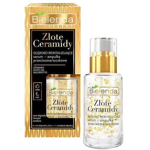 Bielenda Golden Ceramides Suero facial Revitalizante Antiarrugas para Día & Noche, 15ml