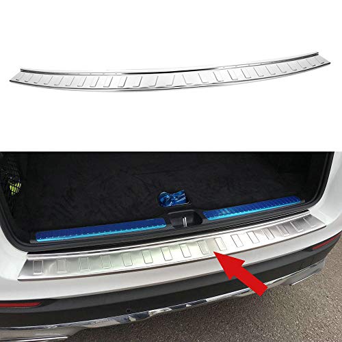 MotorFansClub Rear Bumper Sill Plate Guard Cover Trim fit for Compatible with Benz GLC