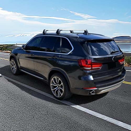 Estribos Aluminio Plata y Negro para BMW X5 F15 2014-2018 miniatura 4