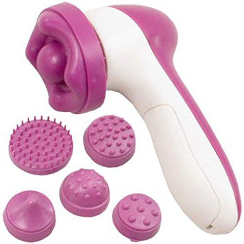 Dhruheer Beauty Care 6-In-1 Smoothing Body Facial Massager, Multy Color