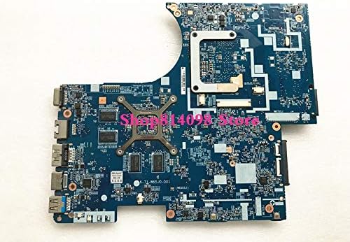Bottom view of Lysee Laptop Motherboard showing mounting points and heat sink bracket