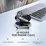 Truck-Driver-Bluetooth-Headset-for-Cell-Phones-Wireless-Earbuds-with-Earhooks-IPX7-Waterproof-Dual-Microphone-Earpiece-in-Ear-Hands-Free-Single-Headphone-Charging-Case-for-Driving-Business-Android-iOS