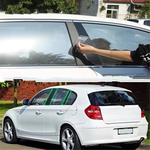 Molduras de pilares de ventanas para BMW Serie 1 E81 E82 E87 E88 (6 piezas, 2004-2013) 2