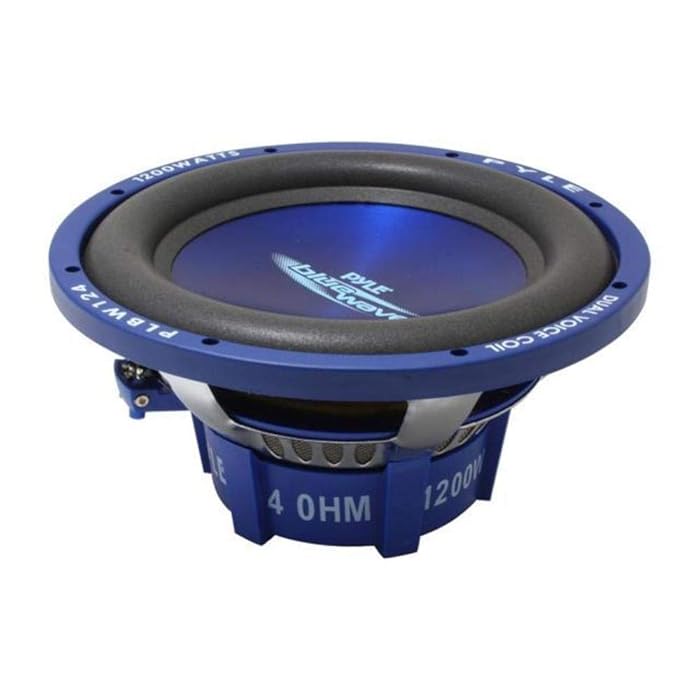 Buy Car Vehicle Subwoofer Audio Speaker 12 Inch Blue Injection Molded