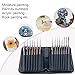 Transon 15pcs Miniature Paint Brushes for Fine Detail Painting, Model Painting, Acyrlic and Watercolor Art Painting