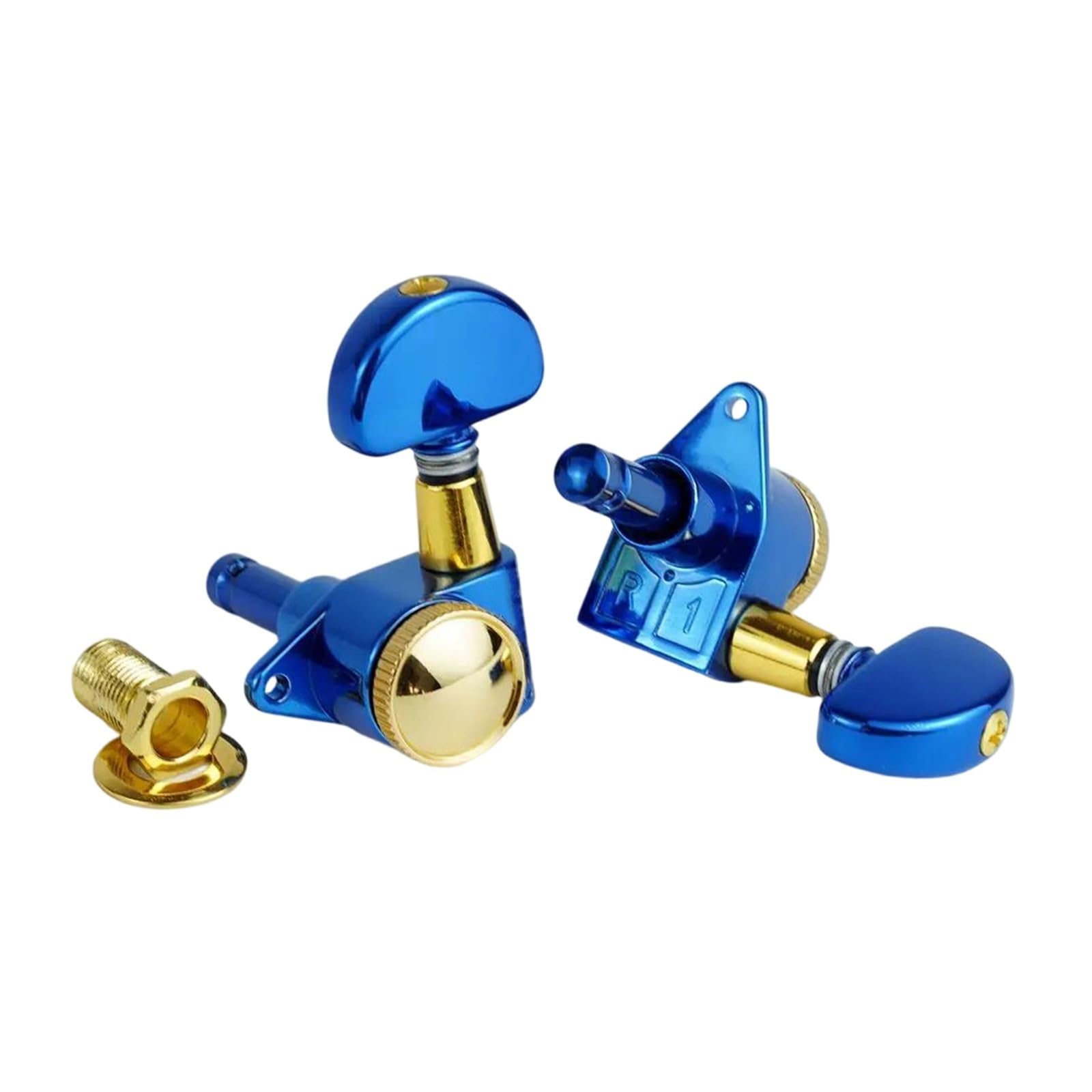 3R3L Locking Tuning Buttons Für Gitarren 1:21 Geeignet Für Anfänger Professionelle Gitarrenstimmwirbel | Stimmknopf für Gitarre(BLGD)