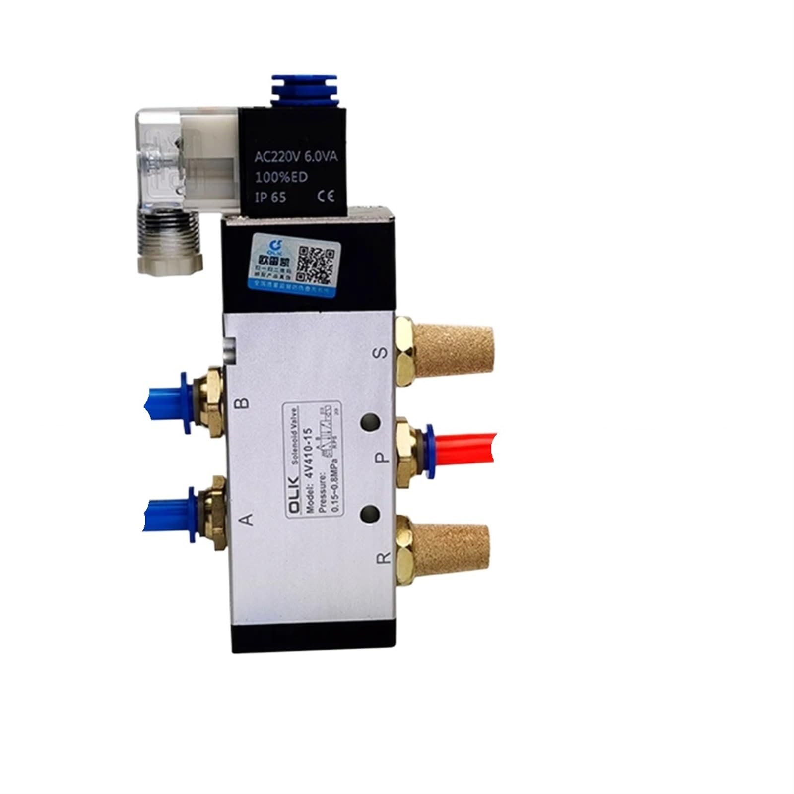 Vanne d'air pneumatique 4V110-06 AC110V pour distributeur 5/2